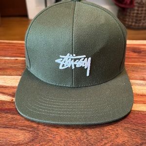 Green stussy hat